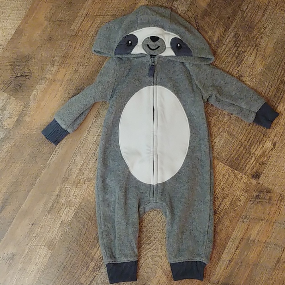 Baby boy fleece bodysuit
